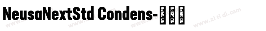 NeusaNextStd Condens字体转换